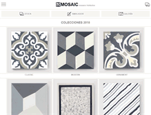 Tablet Screenshot of mosaicdelsur.com